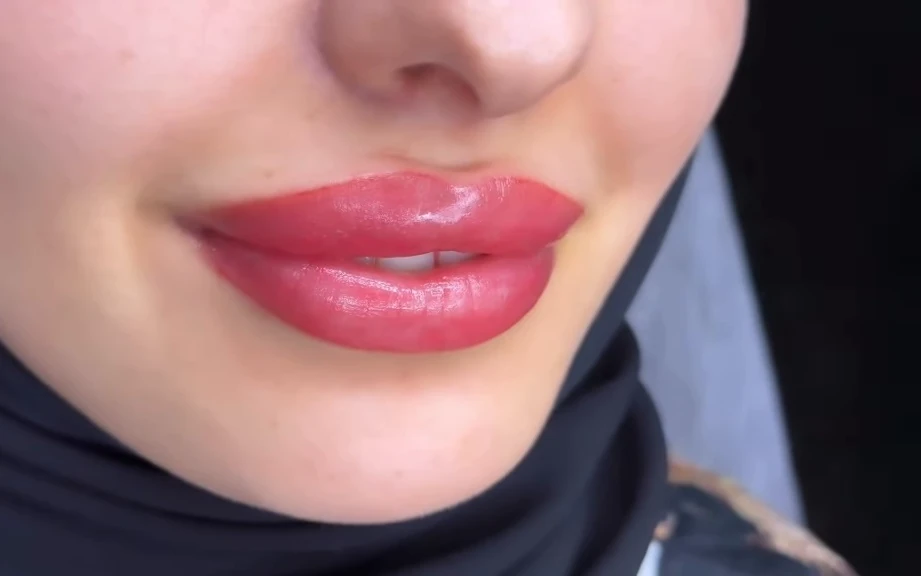 Dudak renklendirme uygulaması